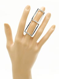 Image 3 of RECTANGLE FULL FINGER RING