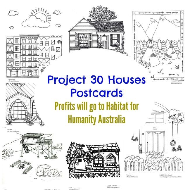 Image of Project 30 Houses postcards