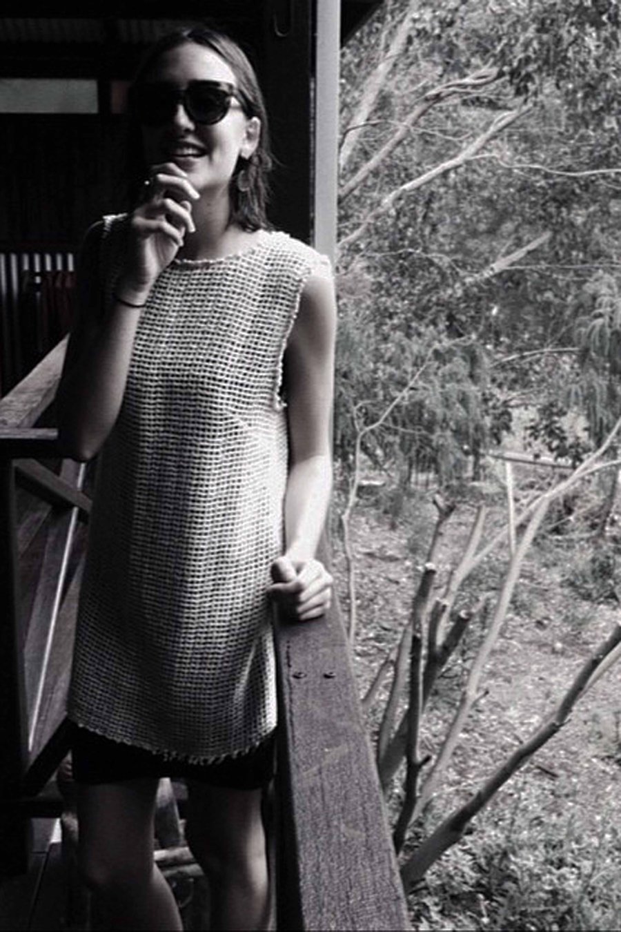 Image of Raw Silk Dress