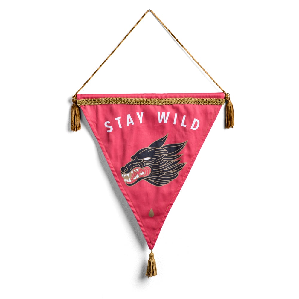 Image of Stay Wild Mini Flag