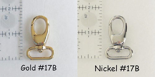 Image of Crossbody / Messenger Bag Strap - Choose Leather Color - 50" Length, 3/4" Wide, #17B Lobster Hooks