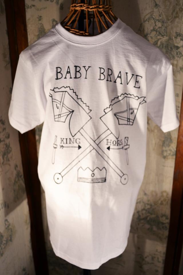 Image of Men's Baby Brave King Horse Tee