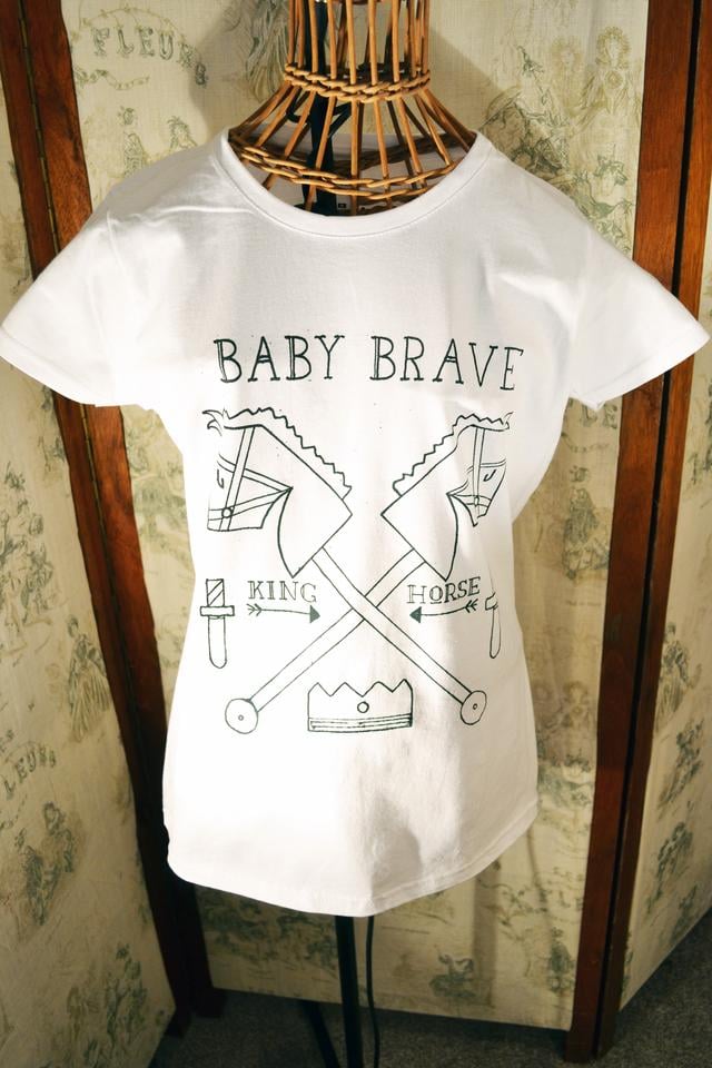 Image of Women's Baby Brave King Horse Tee