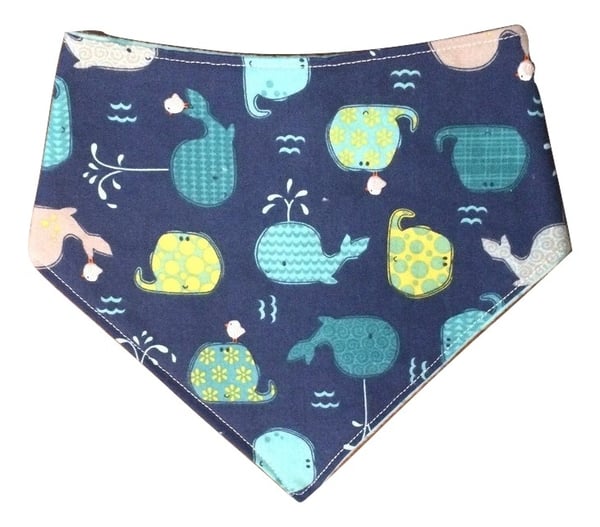 Image of Mini Me Whales Bibdana