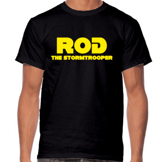 Image of Rod the Stormtrooper - Logo T-Shirt