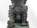 Image of PAIR OF VINTAGE CHINESE BRONZE FOO DOG STATUES