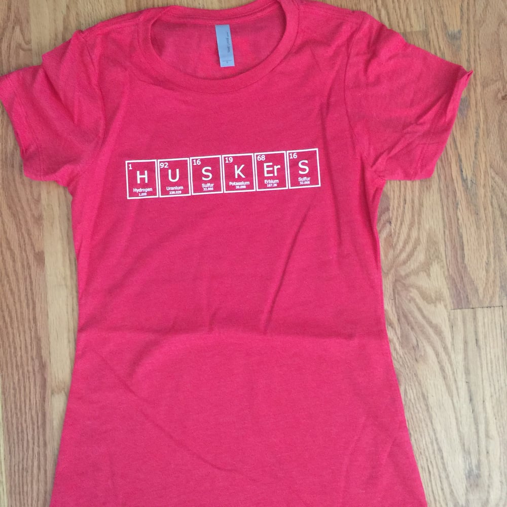 Image of periodic huskers. - graphic tee