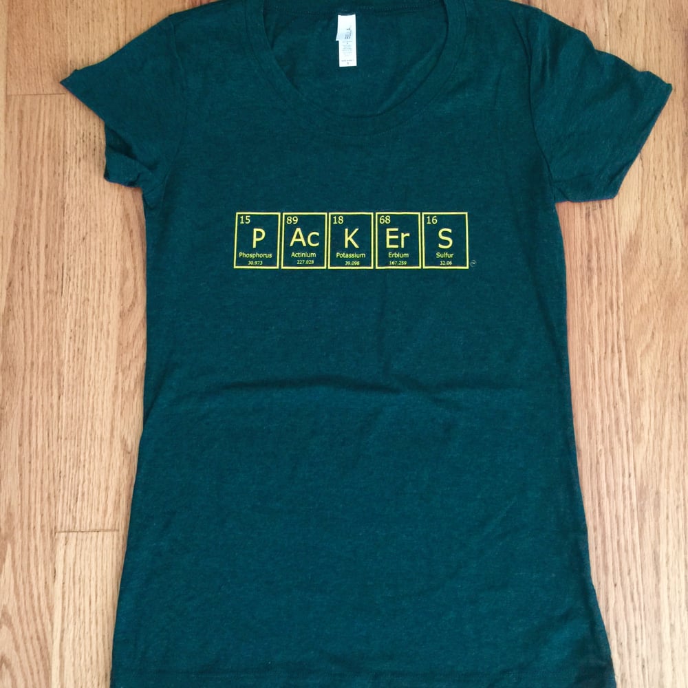 Image of periodic packers. - graphic tee