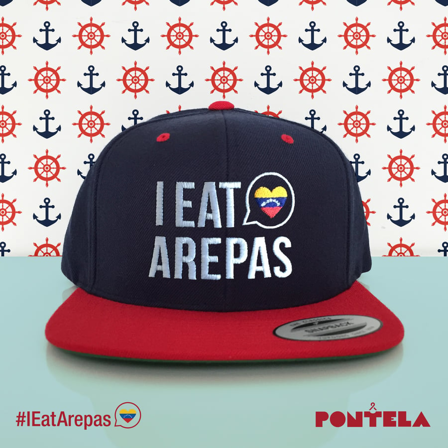 Image of I Eat Arepas Navy/Red