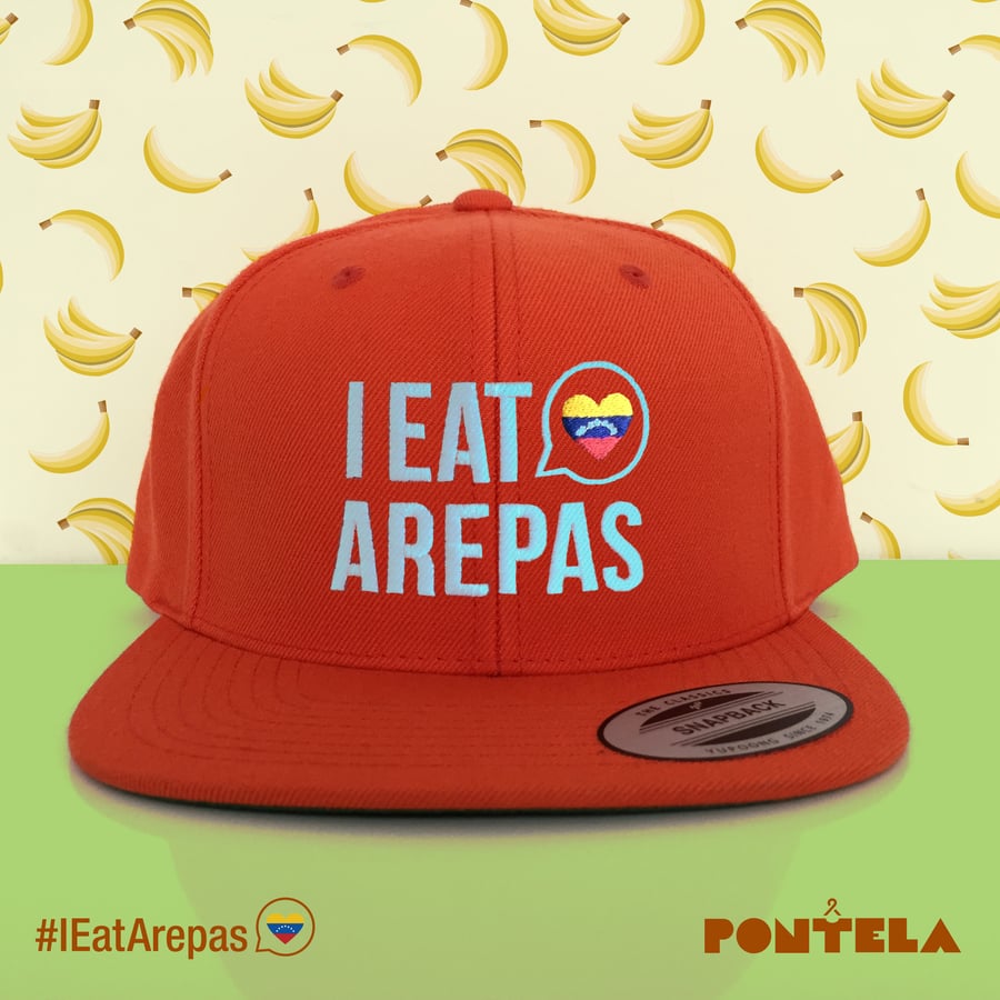 Image of I Eat Arepas Orange