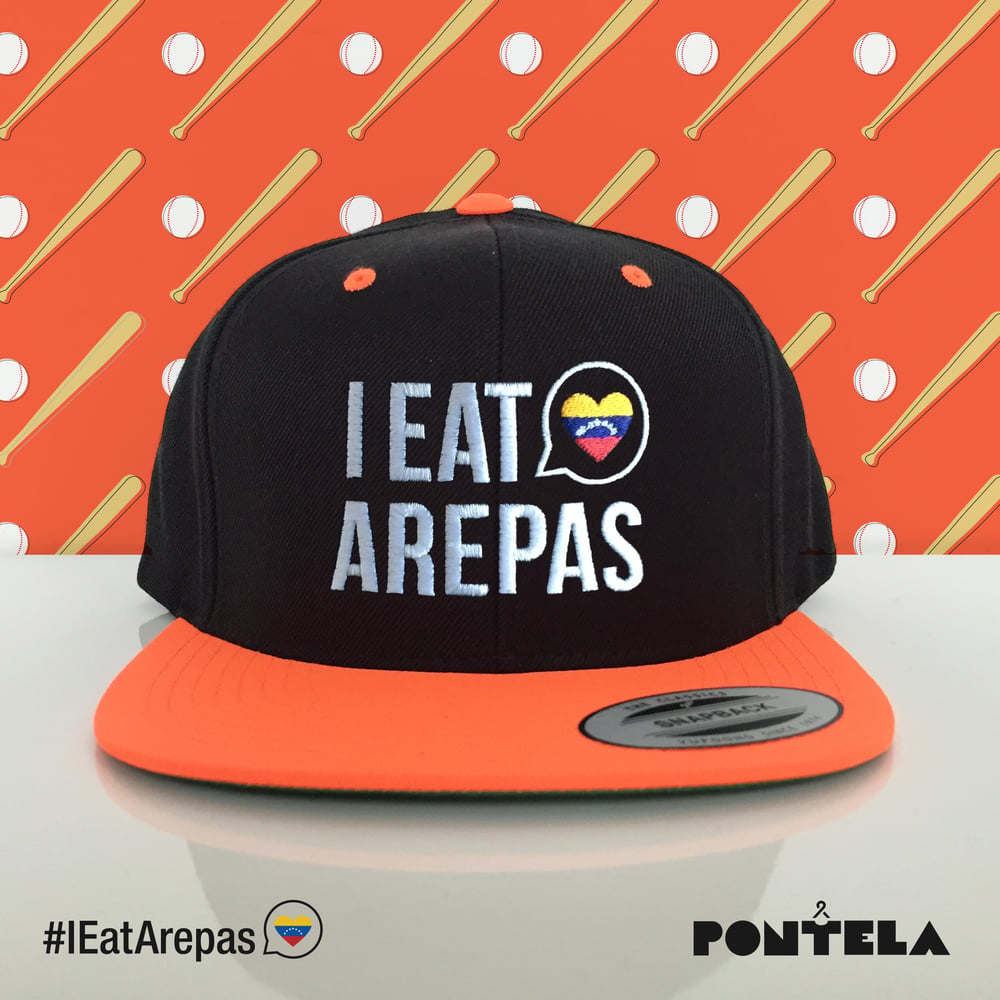 Image of I Eat Arepas Black/Orange