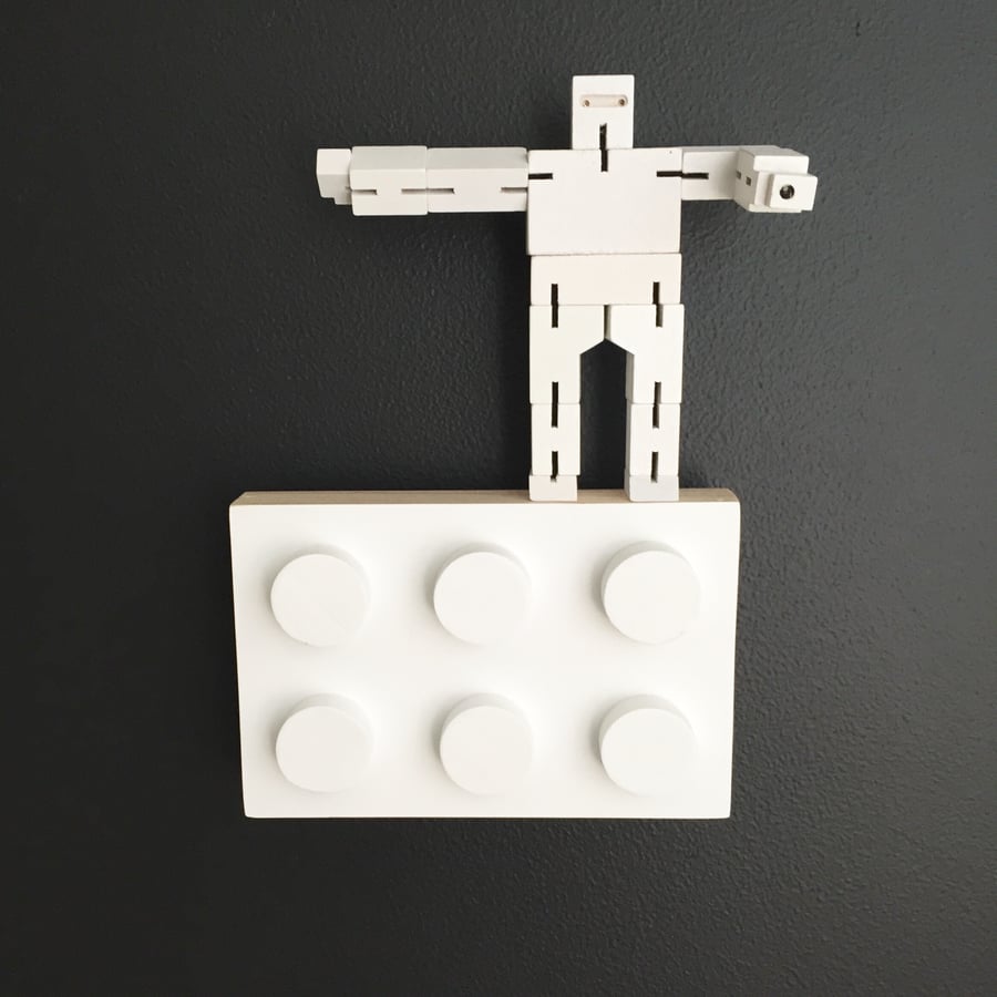 Image of Large Block wall hook - Removable
