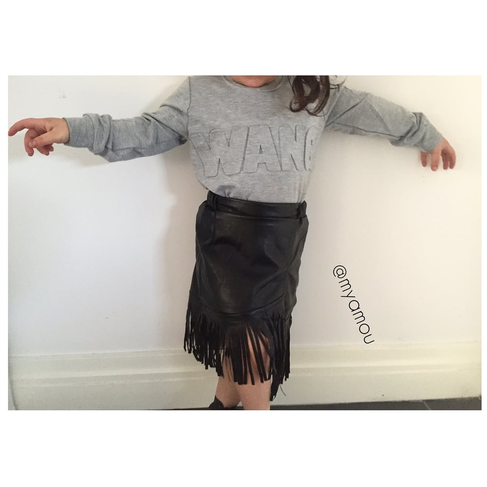 Image of ️leatherette skirt