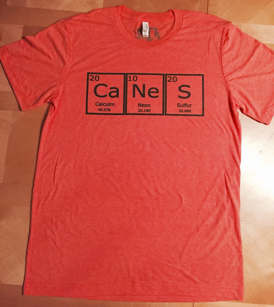 Image of periodic canes. - graphic tee