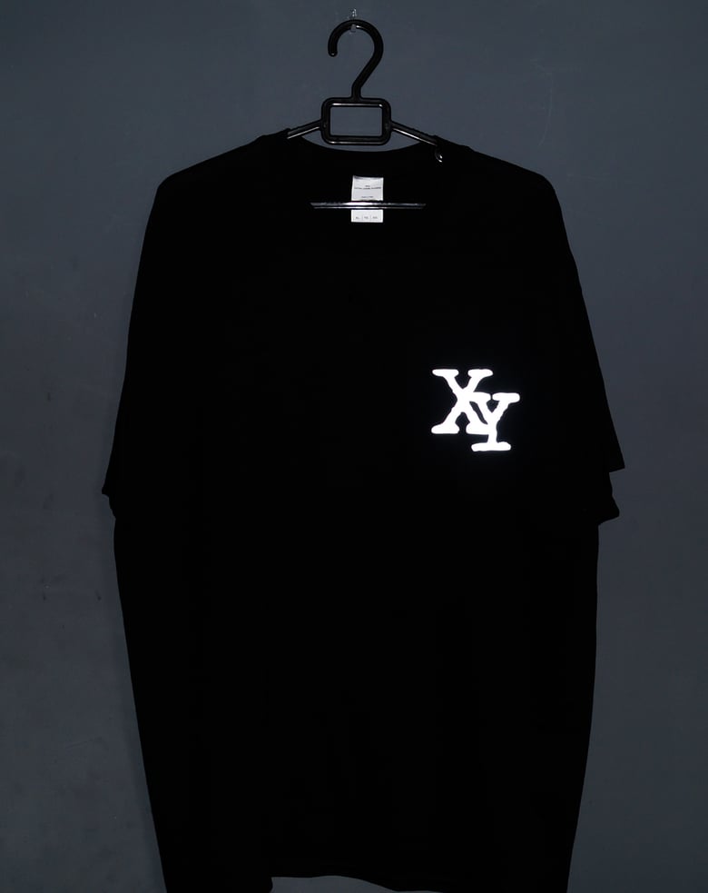 Image of Xplicit Youth reflective/3M logo T-shirt.