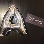 Image of MINI FOIL LETTER BASH BALLOONS (SILVER*)