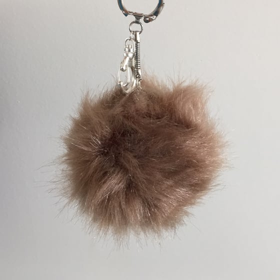 Image of Fur Pom Pom Keychain 