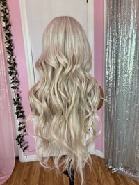 Image 5 of Icy blonde bangs luxury (ready to ship)