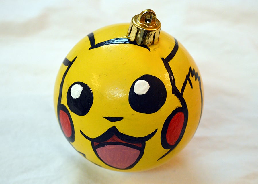 Image of Pikachu Pokemon Christmas Ornament - Nintendo Decoration