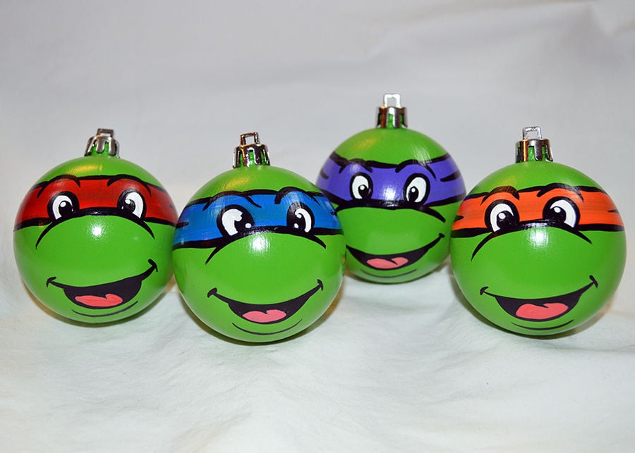 Image of Ninja Turtles Ornament Set - Teenage Mutant Ninja Turtles TNMT Christmas Decor