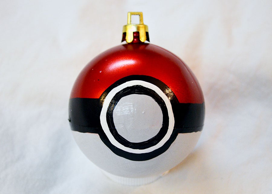 Image of Pokeball Pokemon Christmas Ornament - Nintendo Holiday Decoration Decor Ball