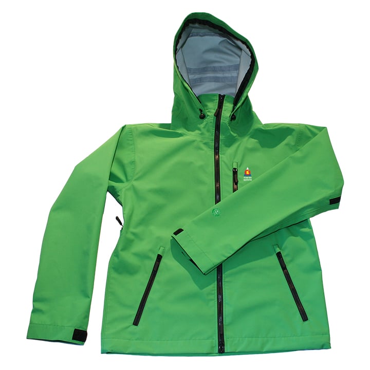 Image of Antero II Plus Hardshell Polartec Neoshell Jacket Made in Colrado Jade Green