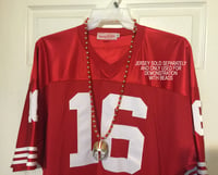 Image 4 of Red & Gold Beads with 49er Helmet