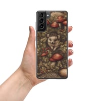 Image 16 of Boho Nature Cottagecore Inspired Hedgehogs Among Mushrooms Clear Case for Samsung®