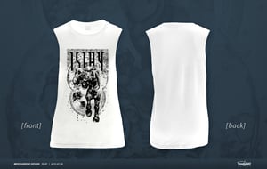 Image of Girlie Tank Top "The Angels`Share" (weiß und rot)