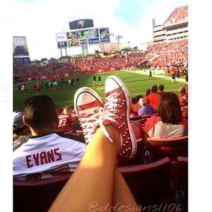 Image of Spiked converse made to order