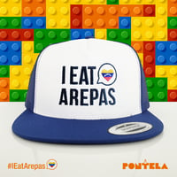 I Eat Arepas Royal/White Panel