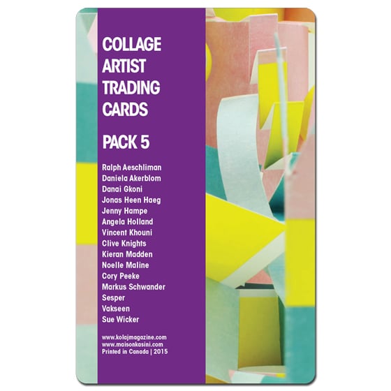 Image of Collage Artist Trading Cards Pack 5