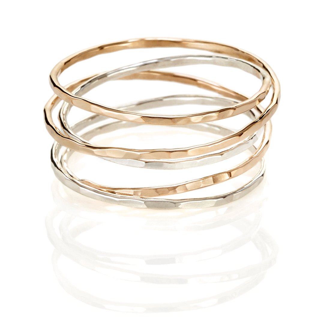 Image of Thin Mobius Ring *New in rose gold and two-tone!