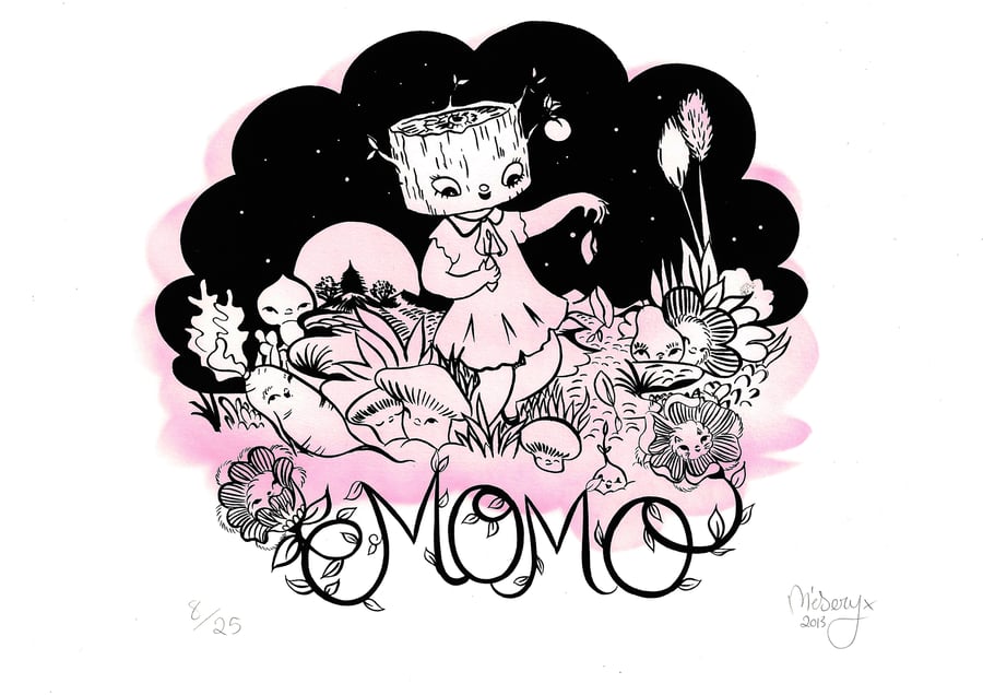 Image of MOMO A3 SILK SCREEN PRINT