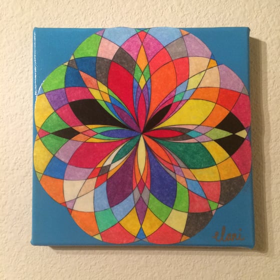 Image of Mandala Rainbow Mini (Blue)