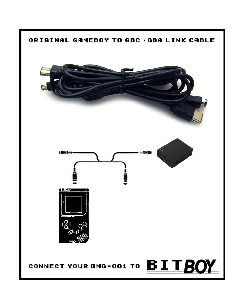 Image of Original GB to GBC/GBA Link Cable [US-Only]