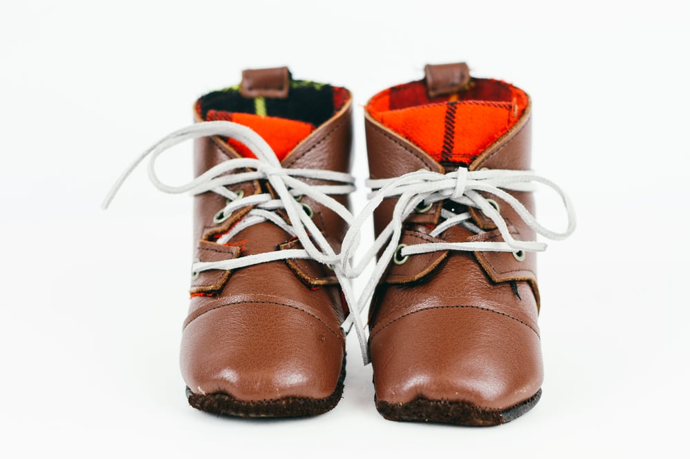 Image of Combat Moccies (Brown) - Made to Order