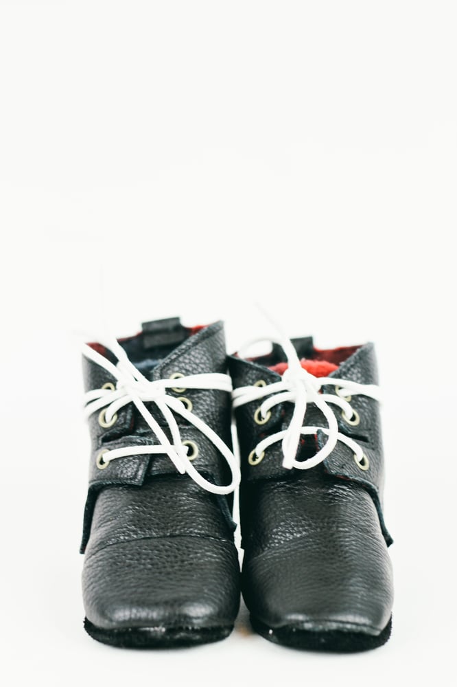 Image of Combat Moccies (Black) - Made to Order