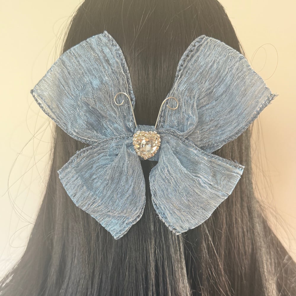 Image of Shimmer Butterfly Bow Single Clip