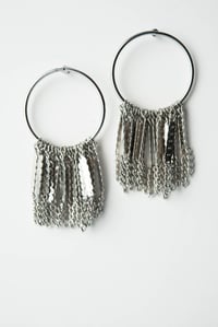 Image 2 of Boucles d'oreilles Pompom Waterfall / Ponpom Earing