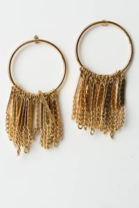 Image 3 of Boucles d'oreilles Pompom Waterfall / Ponpom Earing