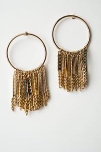 Image 4 of Boucles d'oreilles Pompom Waterfall / Ponpom Earing