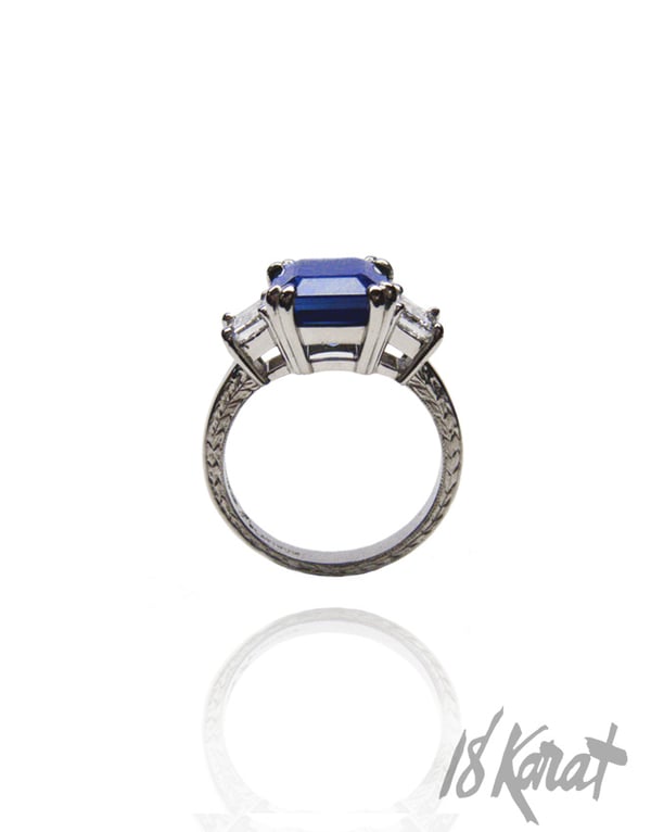 Christine's Sapphire Ring - 18Karat Studio+Gallery