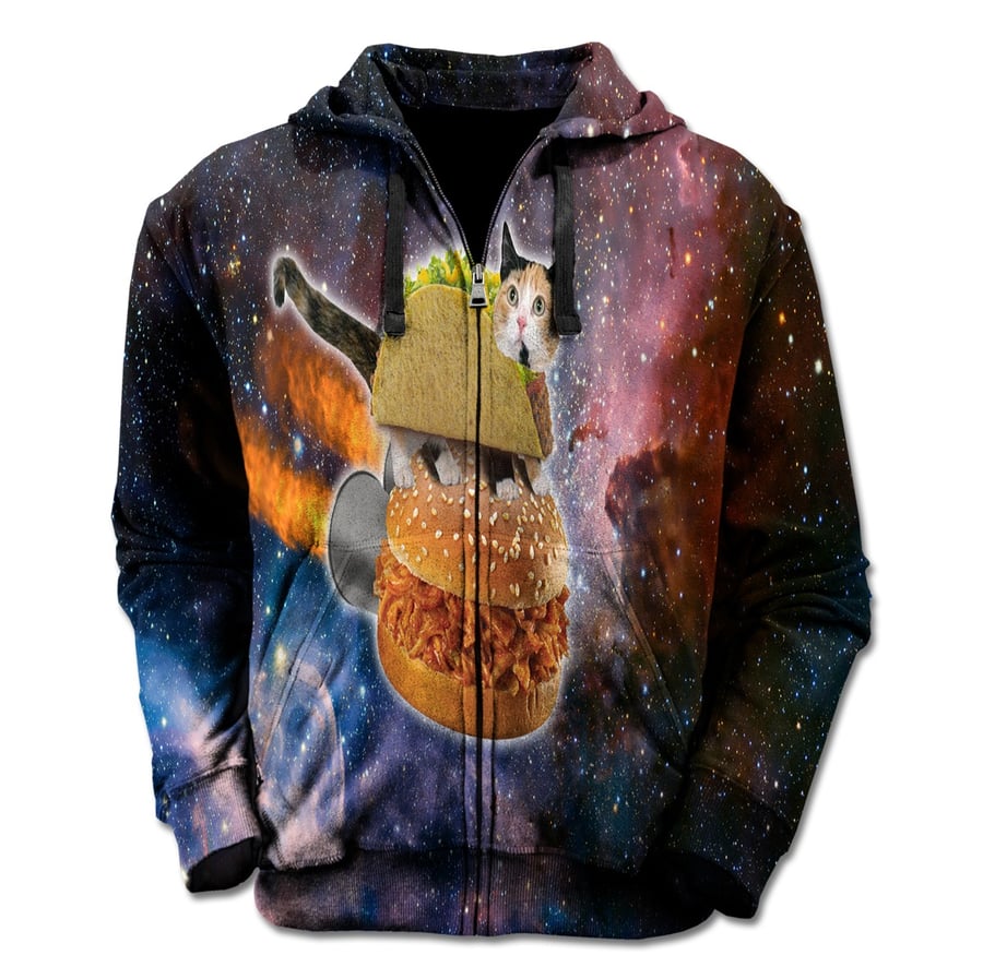 Image of Meow And Munchies Zip Up