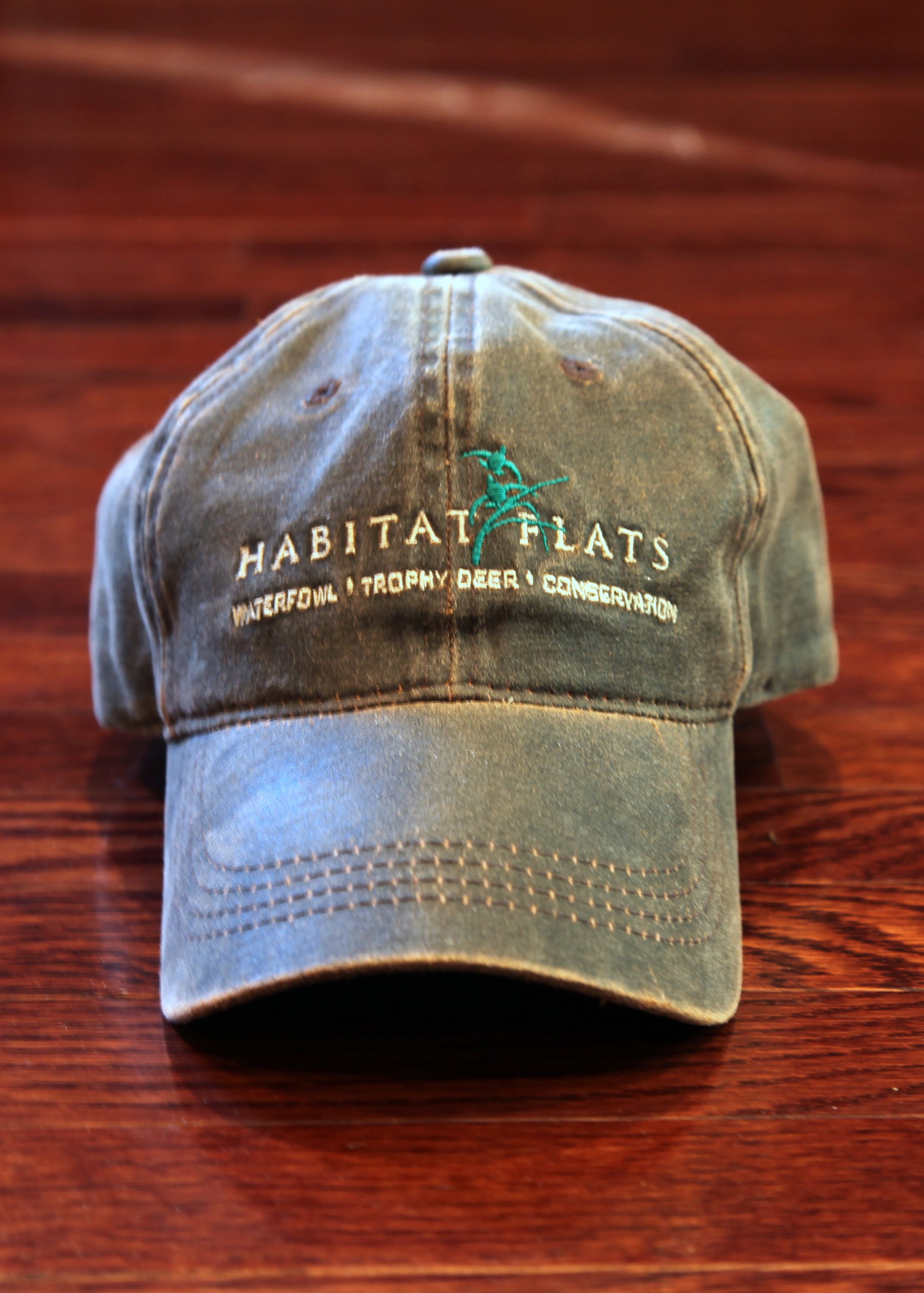 Habitat Flats | Full Shop Logo Canvas Hat Waxed Habitat Flats
