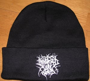 Image of White logo Fold over Beanie