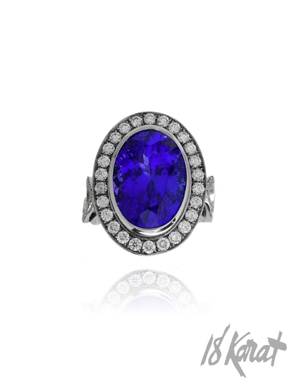 Eva's Tanzanite Ring - 18Karat Studio+Gallery
