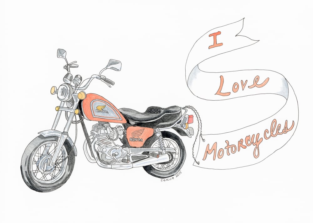 Image of I Love Motorcycles
