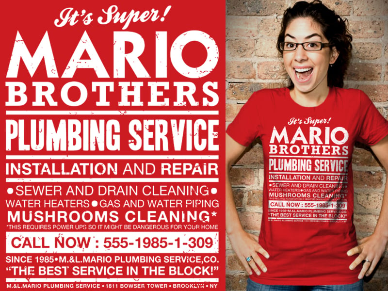 Mario Bros plumbing service {f}