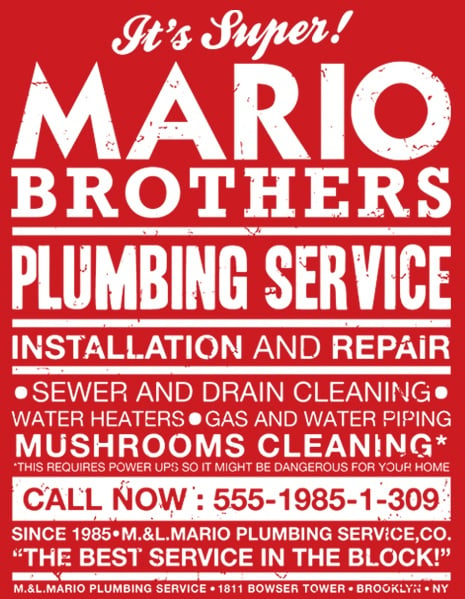 Mario Bros plumbing service